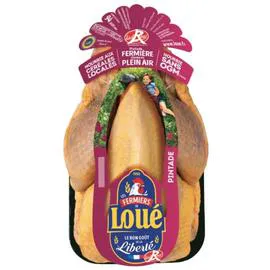 FERMIERS DE LOUÉ Pintade fermière Label Rouge 1,2kg
