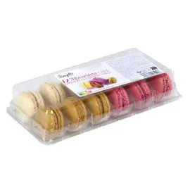 CARREFOUR SIMPL Macarons 4 saveurs assorties 145g
