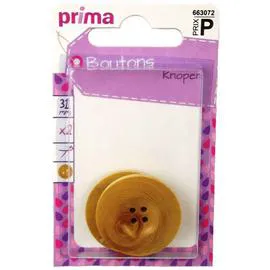 LA BROSSE ET DUPONT, PRIMA Boutons Bois 31Mm l'unité