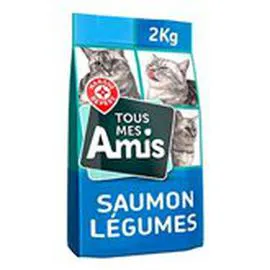 MARQUE REPÈRE, LYCAT Croquettes chat Saumon & Légumes 2kg