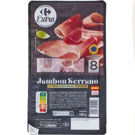 CARREFOUR EXTRA Jambon Serrano 100g