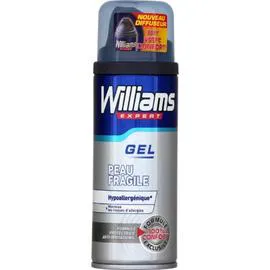 WILLIAMS Gel à raser peau fragile 200ml