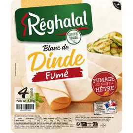 RÉGHALAL Blanc de dinde halal fumé 120g