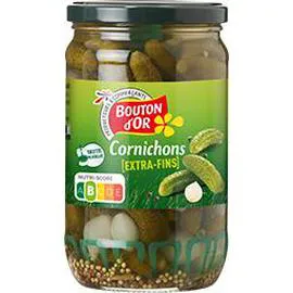 BOUTON D'OR Cornichons extra-fins 185g