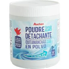 AUCHAN Poudre détachante textiles blancs 500g