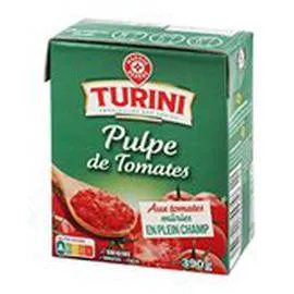MARQUE REPÈRE, TURINI Concassé de tomate Nature 390g