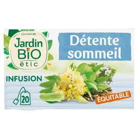 LÉA NATURE, JARDIN BIO ÉTIC Infusion détente sommeil Bio 30g