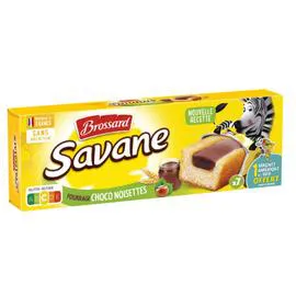 BROSSARD, SAVANE Gâteaux cacao noisette 7x27g
