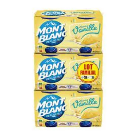 MONT BLANC Crème Dessert saveur vanille 12x125g