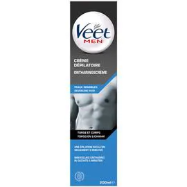 VEET MEN Crème dépilatoire peaux sensibles 200ml