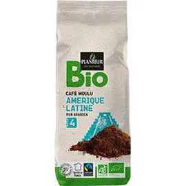 PLANTEUR DES TROPIQUES BIO Café moulu Amérique Latine pur arabica BIO 250g