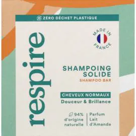 RESPIRE Shampoing Solide au Lait d’Amande 75g
