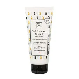 AU POIL Gel Lavant 3En1 Barbe & Cheveux 100ml