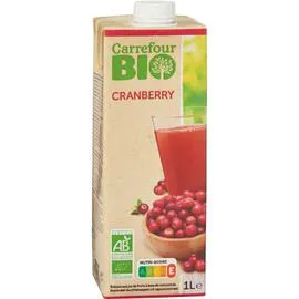 CARREFOUR BIO Boisson cranberry 1l