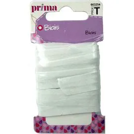 LA BROSSE ET DUPONT, PRIMA Biais Blanc 5cm l'unité