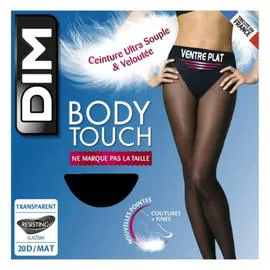 DIM Collant femme semi-opaque noir mât 20D T2 Body touch l'unité