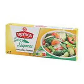 MARQUE REPÈRE, RUSTICA Bouillon de légumes Cubes 12x10g