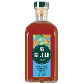 ISAUTIER Liqueur à base de Rhum arrangé gingembre citron 50cl