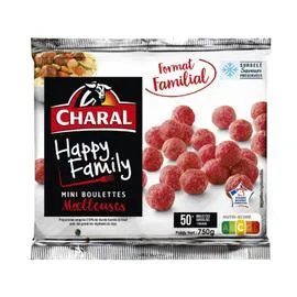 CHARAL Minis boulettes au boeuf moelleuse 750g