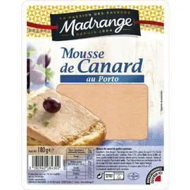 MADRANGE Mousse de canard au Porto 180g