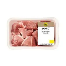 PETIT PRIX Sauté de porc 500g