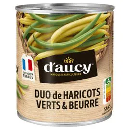 D'AUCY Haricots verts et beurre très fins 455g