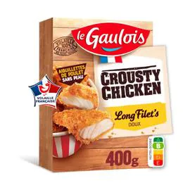 LE GAULOIS Aiguillettes de poulet panées 400g