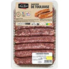 JEAN ROZÉ Saucisses de Toulouse 8x125g