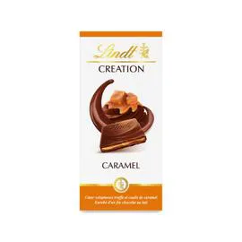 LINDT, CRÉATION Chocolat au lait caramel 150g