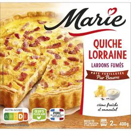 MARIE Quiche Lorraine pur beurre 400g