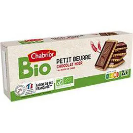 CHABRIOR BIO Petit beurre tablette chocolat noir BIO 150g