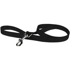 ANIMALIS Laisse Basic 25mm et 100cm pour Chien Noir 80g