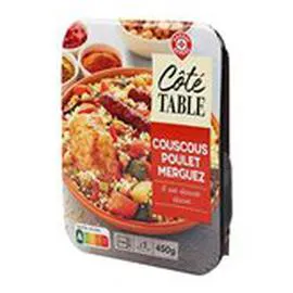MARQUE REPÈRE, CÔTÉ TABLE Couscous Poulet merguez 450g