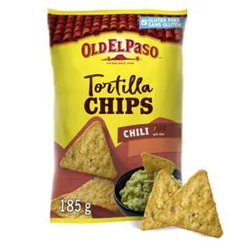 OLD EL PASO Chips tortillas Crunchy chili 185g