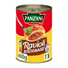 PANZANI Plat cuisiné ravioli bolognaise 400g