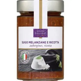 MONOPRIX GOURMET Sugo Melanzane E Ricotta aubergines, ricotta 180g