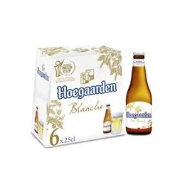 HOEGAARDEN Bière blanche 6x25cl
