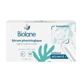 BIOLANE Sérum physiologique Sécurité+ 30x5ml