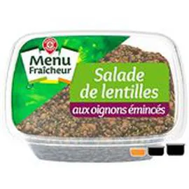 MARQUE REPÈRE, MENU FRAÎCHEUR Salade Lentilles aux oignons 300g