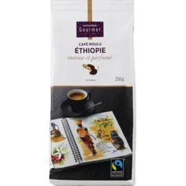 MONOPRIX GOURMET Café Moulu D'Ethiopie, Intense Et Parfumé  250g