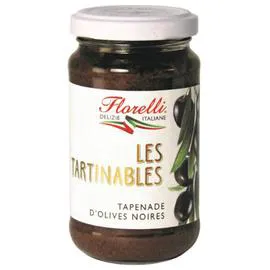 FLORELLI Tapenade d'olives noires 190g
