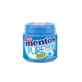 MENTOS Chewing-gum fresh Mint au thé vert s/sucres 100g