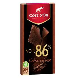 CÔTE D'OR Chocolat noir Extra Intense 86% 100g