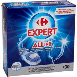 CARREFOUR EXPERT Tablettes lave vaisselle All in 1 30x17g