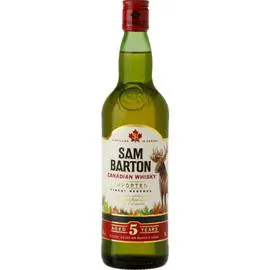 SAM BARTON Whisky canadien 5 ans d'âge 70cl