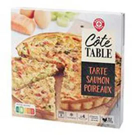 MARQUE REPÈRE, CÔTÉ TABLE Tarte Saumon Poireau 400g