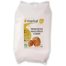 MARKAL Preparation Pour Pain Aux Cereales Et Graines 1kg