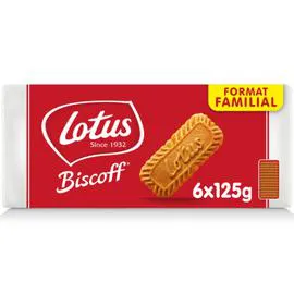 LOTUS BAKERIES Biscuits spéculoos ORIGINAL BISCOFF 6x125g