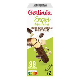 GERLINÉA Barre au 2 chocolat 62g