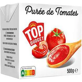 TOP BUDGET Purée de tomates 500g
